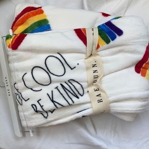 Rae Dunn Plush Throw Blanket